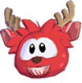 Red deer 3d icon