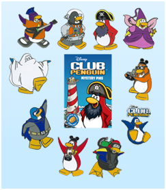 Total 40+ imagen club penguin disney pins