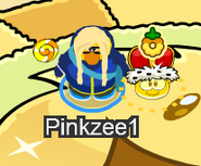 How a puffle looks like after eating a Gold O' Berry.