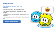 What's New Screen Puffle Party 2012