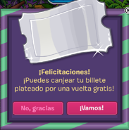 Cuando se posee un Billete Plateado