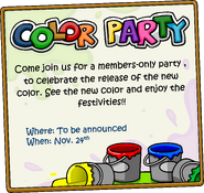 Color Party Ad