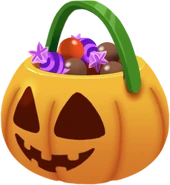 Sneak peek of the Orange Pumpkin Basket party supply
