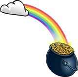 Rainbow with Pot O' Gold sprite 007