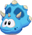 Blue triceratops 3d icon