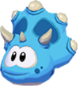 Blue triceratops 3d icon