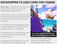 The Support Story of Issue #425 of the Club Penguin Times