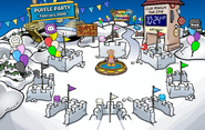 10th Anniversary Party Snow Forts
