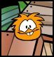 An Orange Puffle at the old Pet Shop