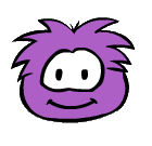 The Purple Puffle's old look in-game