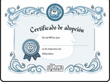 Certificado de Adopción