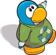 CPT 285 recycle fella.png (313 KB) As seen in issue 285 of the Club Penguin Times