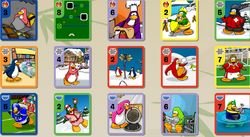 Club Penguin - Scored 25 Cards In 1 Card-Jitsu Game !!! ( Plus