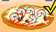 A Shrimp Pizza