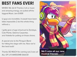 Club Penguin Meeting PH On Server Avalanche (PT)  Club Penguin Music Jam  2014 Cheats By: Ramone14