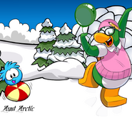 Aunt Arctic Custom Background made by me requested by myself XD