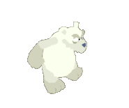 Herbert throwing a Snowball
