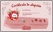 Certificado Ciervo Rojo