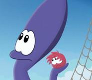 The giant squid holding Yarr