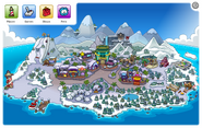 The map during the party