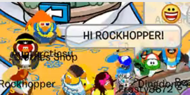 RockHopper en la fiesta sigan pingüineando