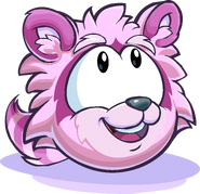 Pink Raccoon Puffle PH Player Card