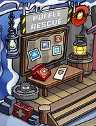 The renovated Puffle Rescue Board