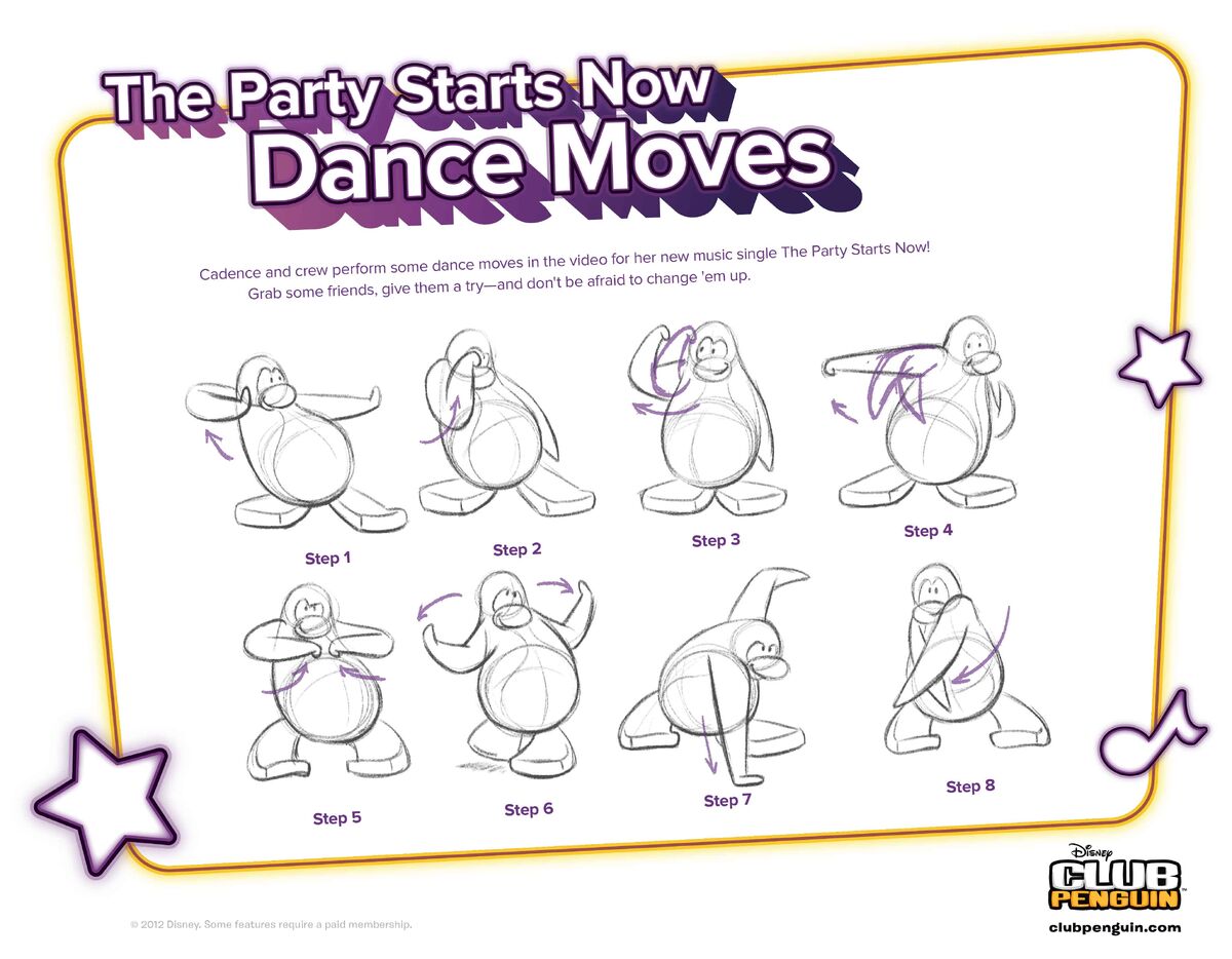 Club Penguin Dance. Клуб пингвинов персонажи.