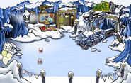 White Puffles in the Mine during the Puffle Party 2010 and Puffle Party 2011.