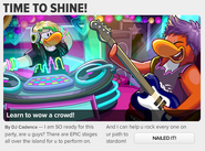 The feature story of issue #487 of the Club Penguin Times