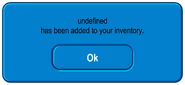 Adding an undefined item