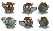 Concept art for a brown Elite Puffle