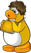 As seen in issue 251 of the Club Penguin Times, along with the Primitive Necklace
