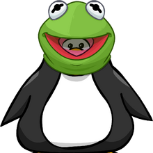 Kermit The Frog Head Club Penguin Wiki Fandom - roblox kermit the frog id