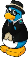 As seen in issue #264 of the Club Penguin Times, along with the Delta Shades and Delta Suit