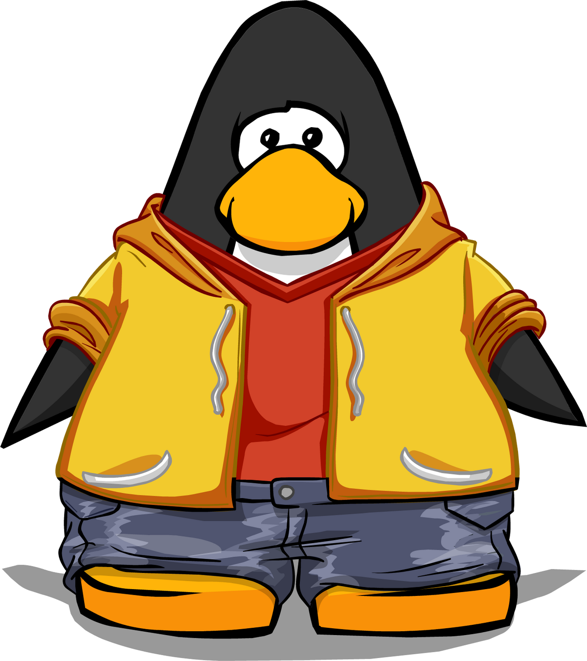 Lucky Yellow Hoodie Club Penguin Wiki Fandom