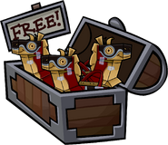 A free item stand with Noble Horses