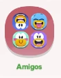 Aplicación de Amigos en el Teléfono de ICP