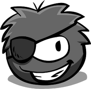 A Black Puffle, as seen in Issue 133.