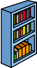 Blue Bookshelf sprite 010