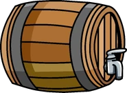 Cream soda barrel as seen in Aqua Grabber