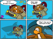 El Cómic publicado en la edición #476 de Noticias de Club Penguin