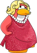 As seen in issue 153 of the Club Penguin Times, along with The Movie Star and Dazzle Dress