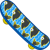 Fluffy Skateboard icon