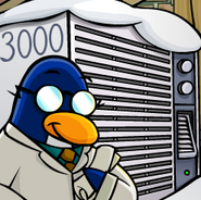 Gary with the AC 3000 (The AC 3000 made an appearance in Card- Jitsu).
