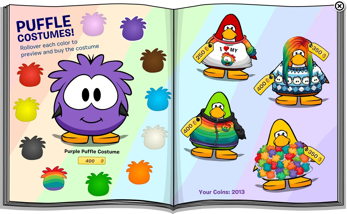 Puffle Party 2013 Catalog Club Penguin Wiki Fandom