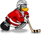 As seen in the December 2012 Snow and Sports catalog, along with the Hockey Helmet, Red Hockey Jersey, and Hockey Skates