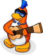 As seen in issue 194 of the Club Penguin Times, along with The Spikester, Torc, and Acoustic Guitar