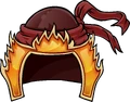 Fiery Helmet