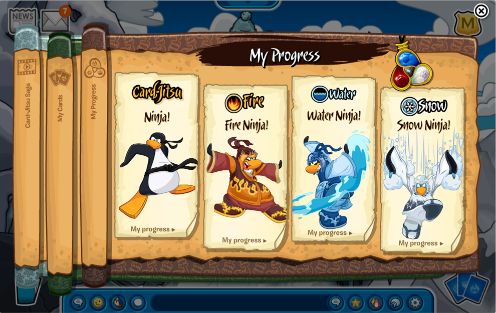 Club Penguin Card-Jitsu Water Series 4 Booster Pack